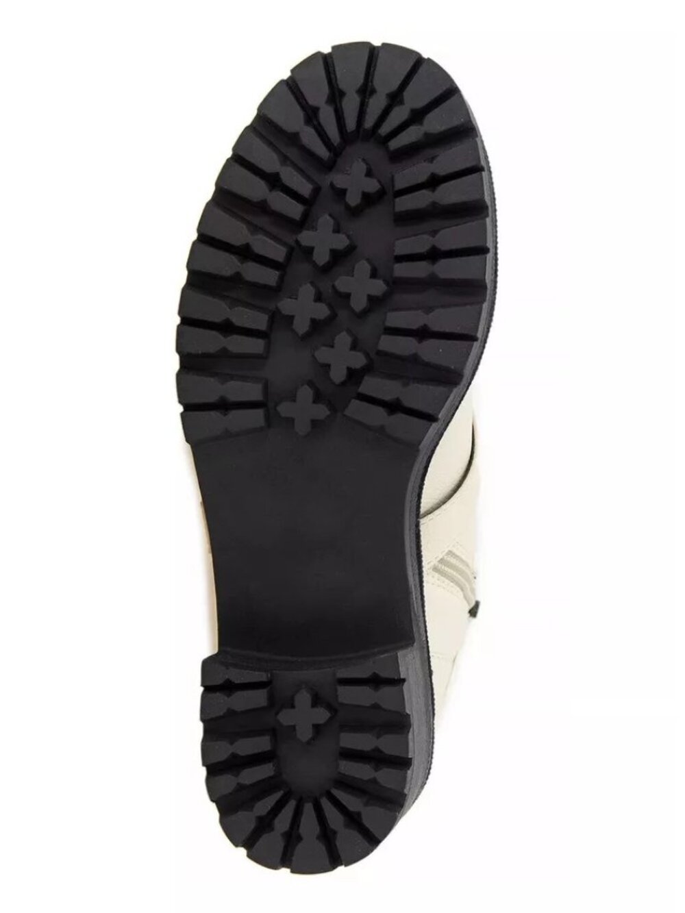 Kenneth Cole Reaction Womes Tate Biker Jewel Boot Ecru Size 5US - Picture 5 of 6